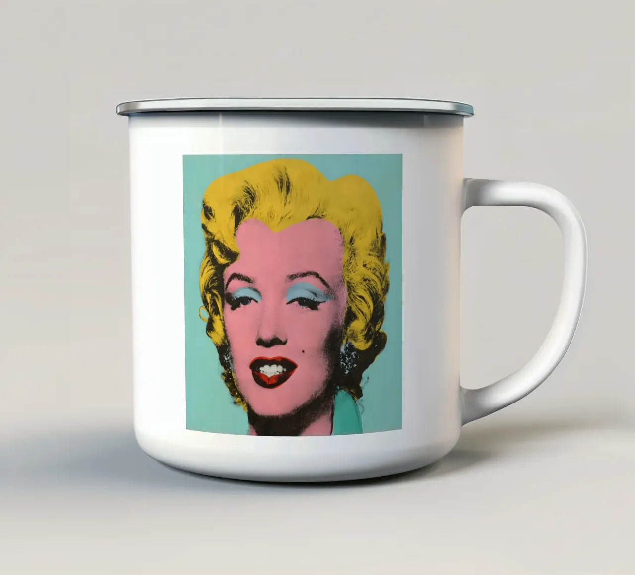 Leggenda Monroe tazza in smalto da Rachel Gallery