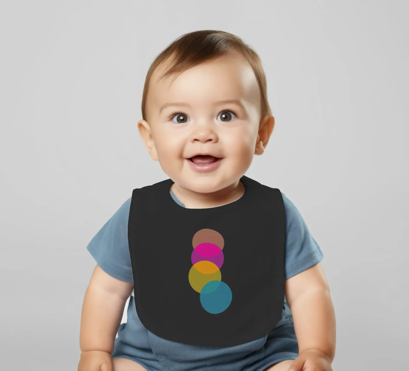 Refract Babylätzchen von Rose Beck Art