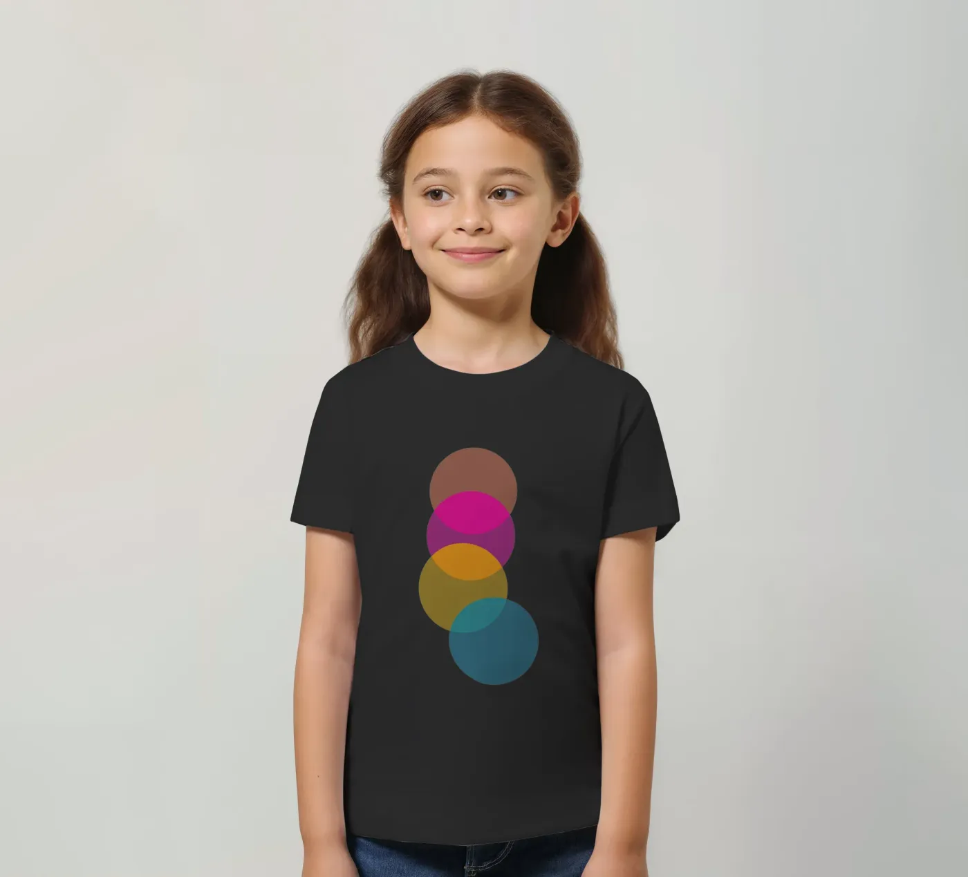 Refract kinder t-shirt van Rose Beck Art