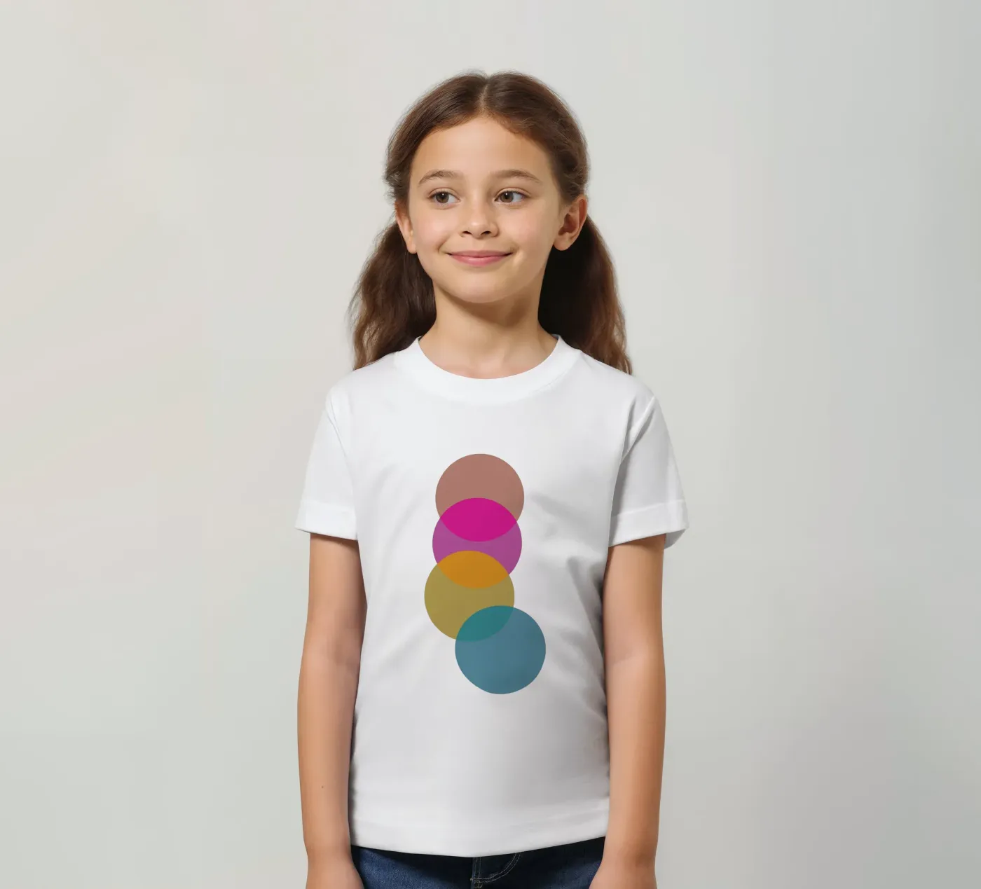 Refract kinder t-shirt van Rose Beck Art