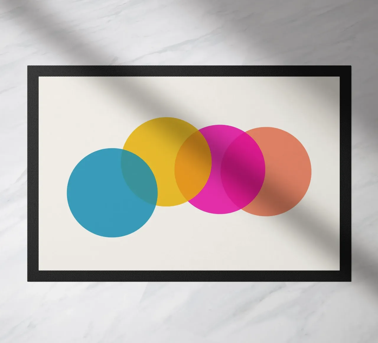 Refract doormat by Rose Beck Art