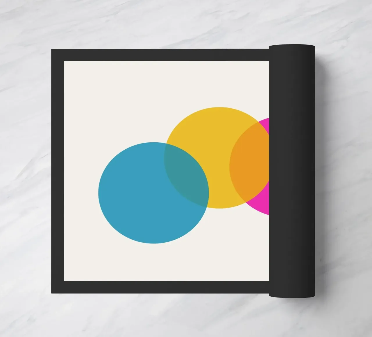 Refract doormat by Rose Beck Art