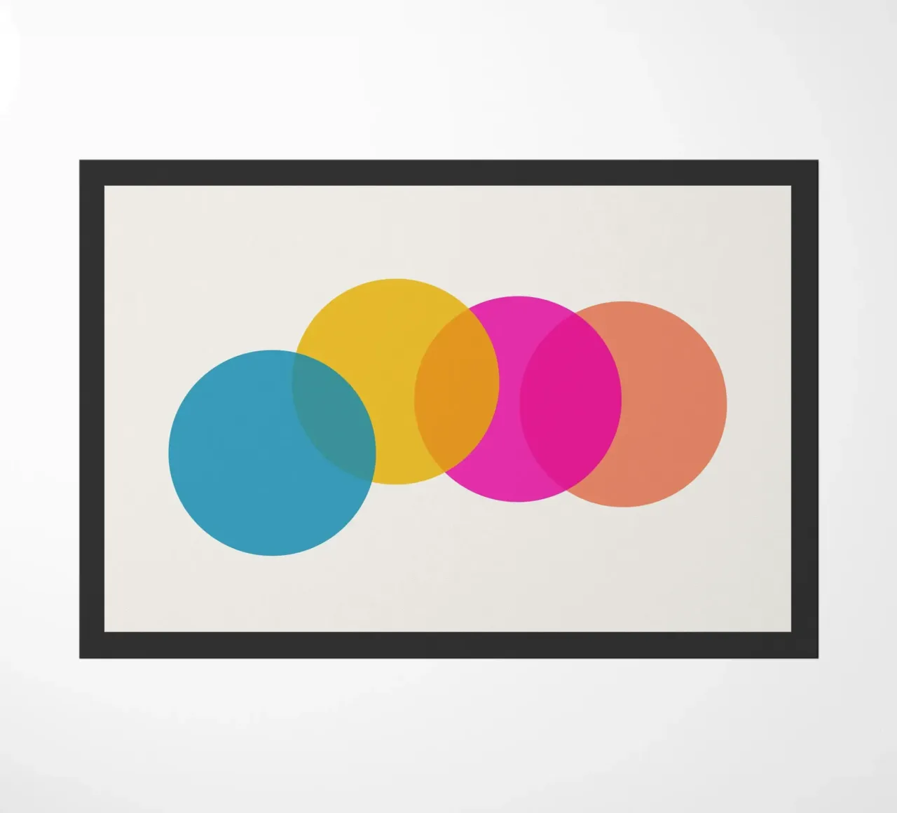 Refract doormat by Rose Beck Art