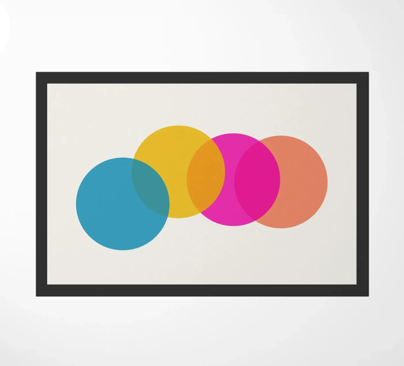 Refract deurmat van Rose Beck Art