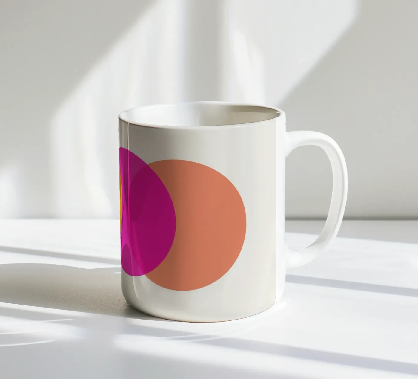 Refract ceramic mug by Rose Beck Art