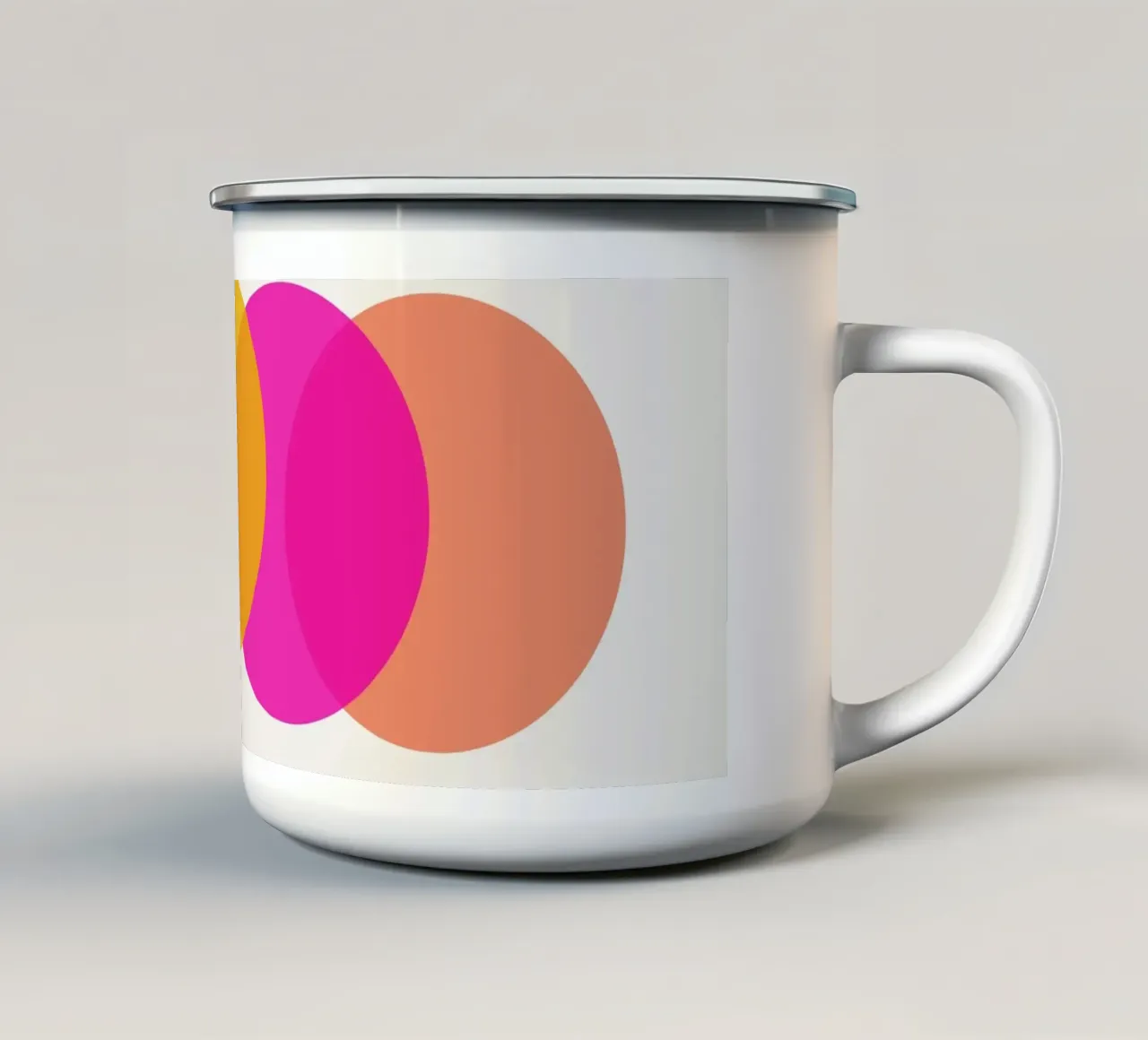 Rifrazione tazza in smalto da Rose Beck Art