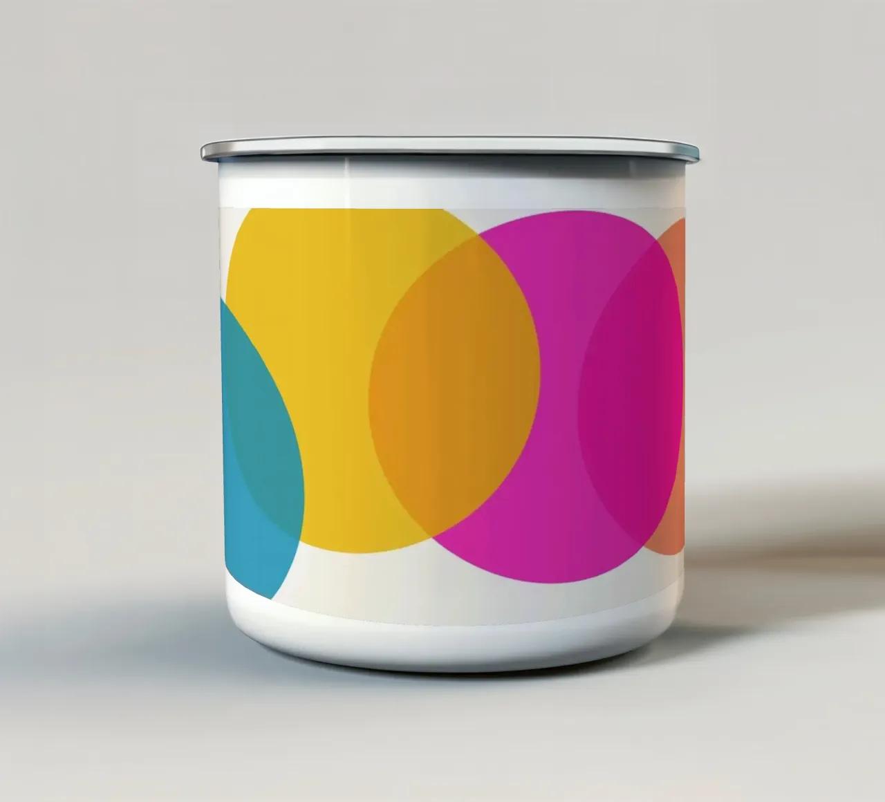 Rifrazione tazza in smalto da Rose Beck Art