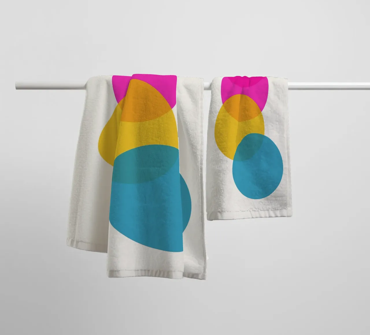 Refract towel by Rose Beck Art