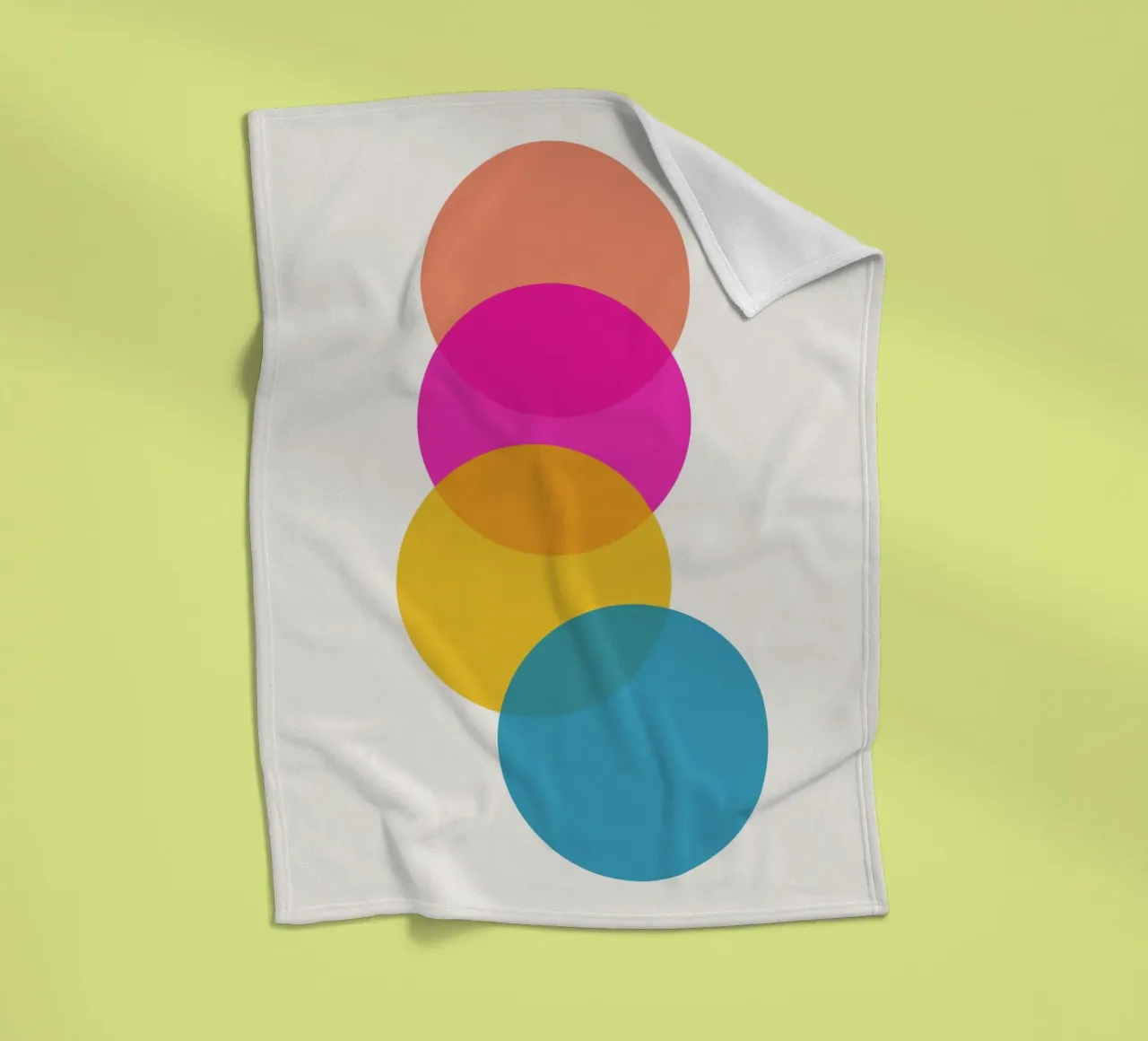 Refract fleecedeken van Rose Beck Art