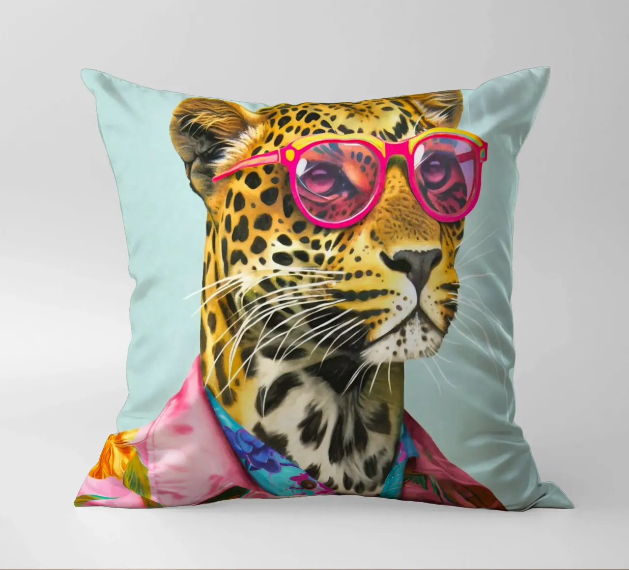 Icona di moda Ghepardo Dandy cuscino da Andrea Haase Animal Love