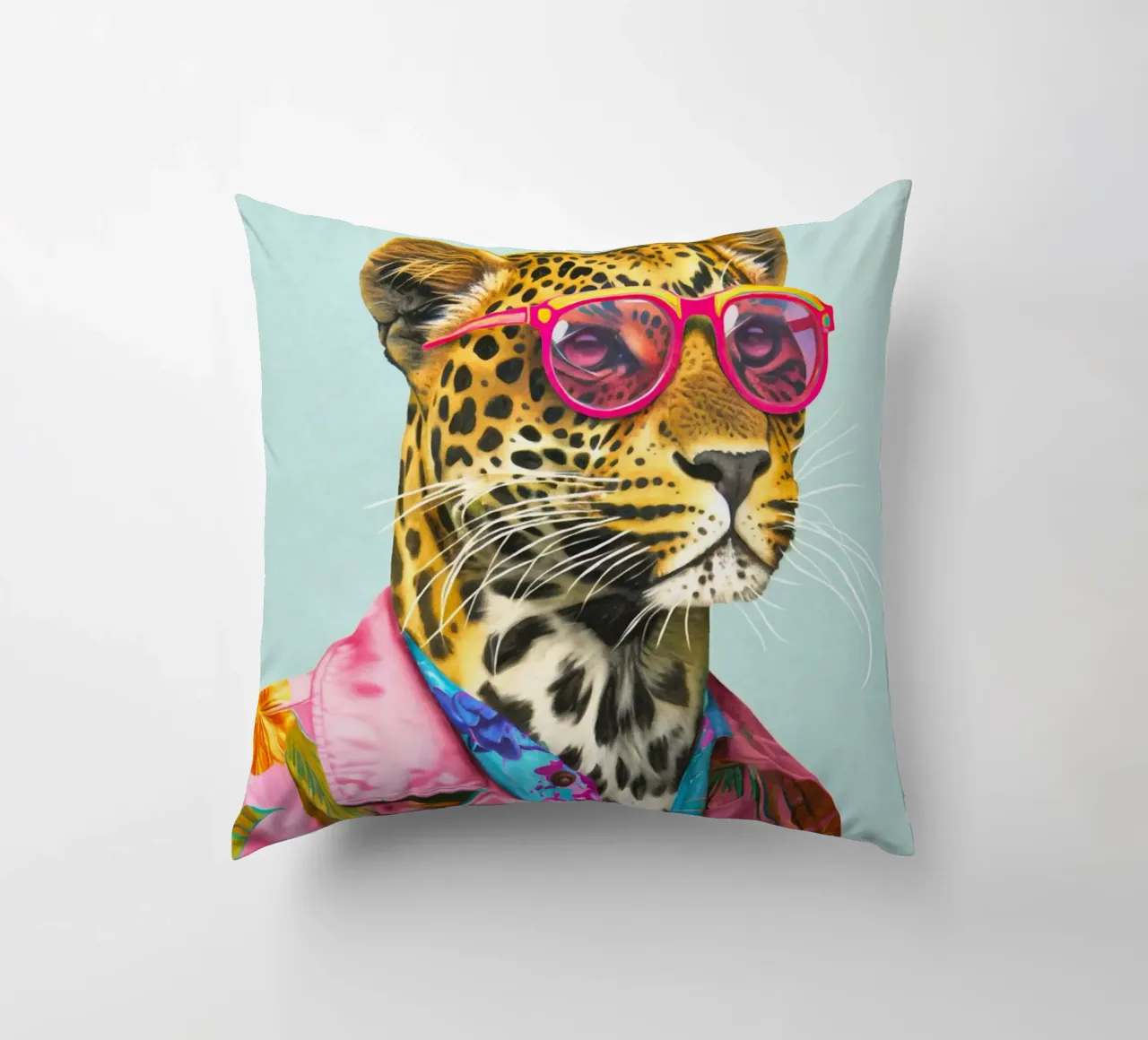 Icona di moda Ghepardo Dandy cuscino da Andrea Haase Animal Love