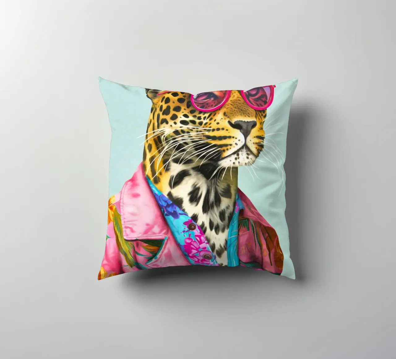 Icona di moda Ghepardo Dandy cuscino da Andrea Haase Animal Love