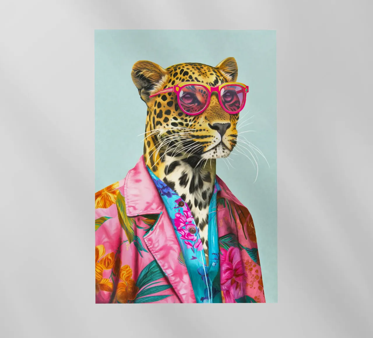 Icona di moda Ghepardo Dandy pellicola backlit da Andrea Haase Animal Love