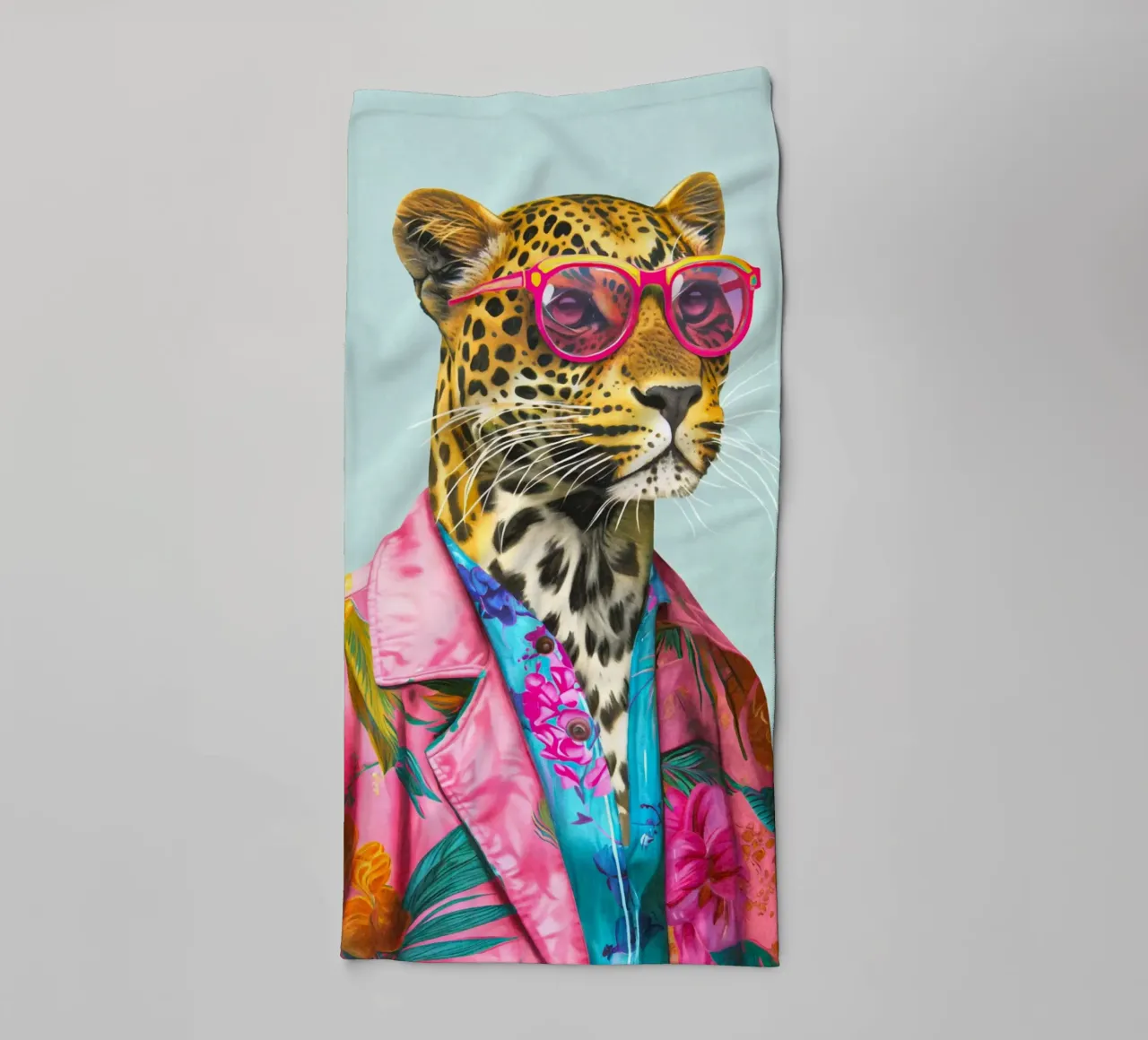 Icona di moda Ghepardo Dandy asciugamano da bagno da Andrea Haase Animal Love