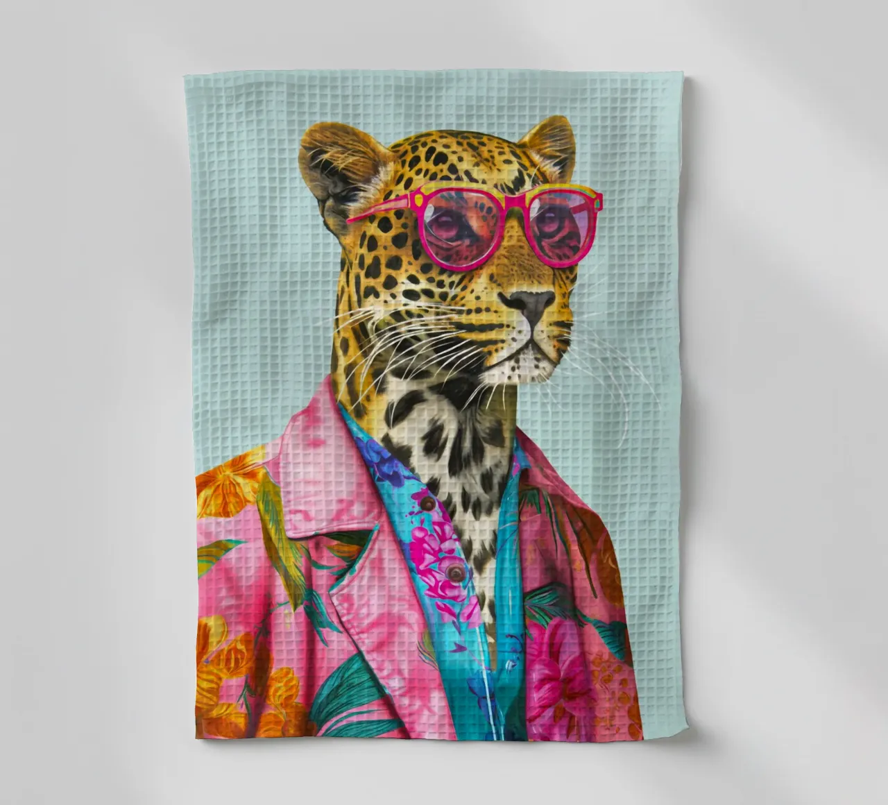 Icona di moda Ghepardo Dandy canovaccio da cucina da Andrea Haase Animal Love