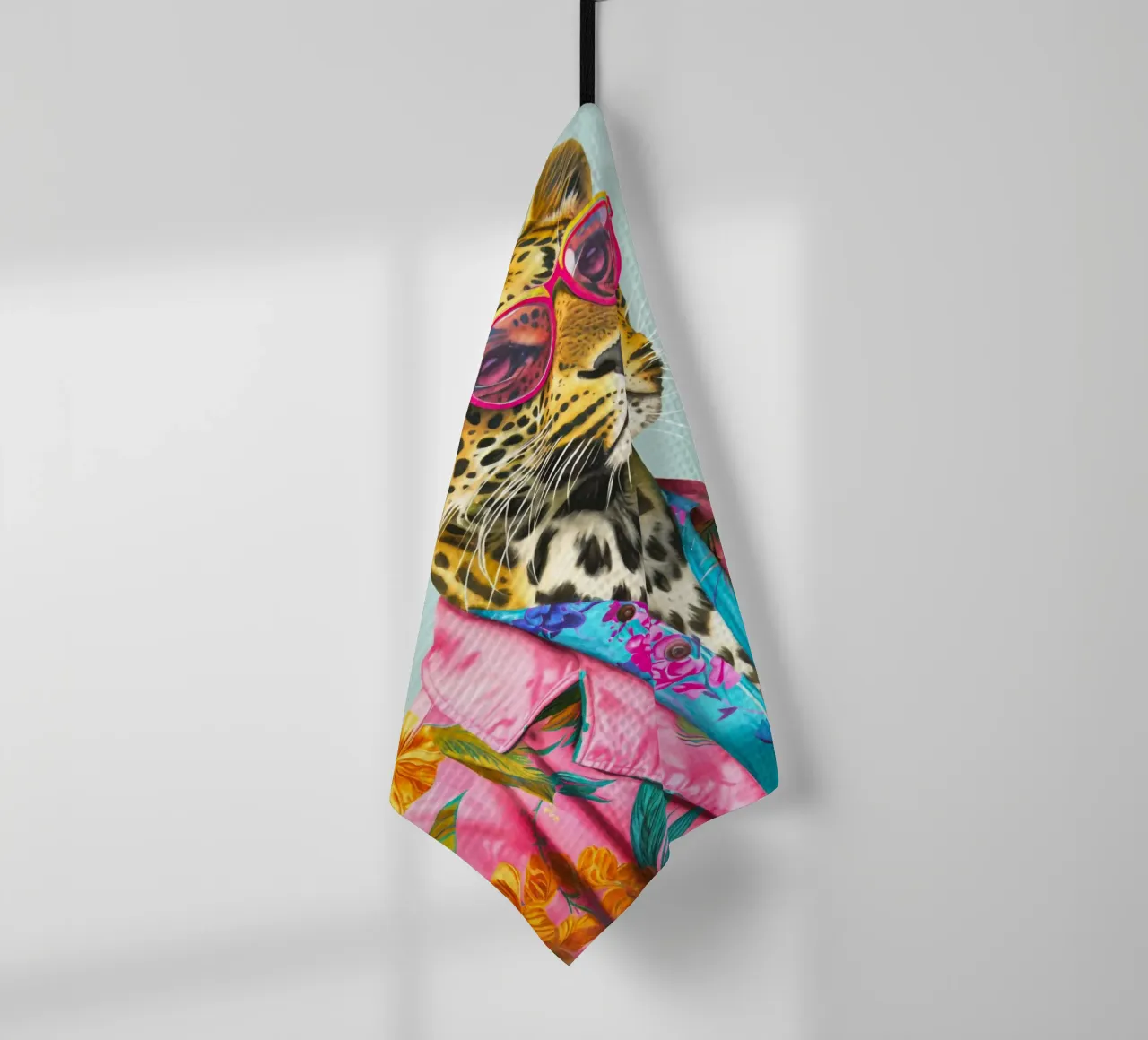 Icona di moda Ghepardo Dandy canovaccio da cucina da Andrea Haase Animal Love
