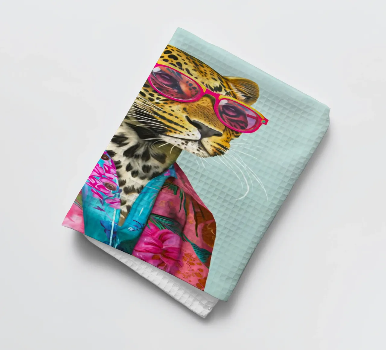 Icona di moda Ghepardo Dandy canovaccio da cucina da Andrea Haase Animal Love