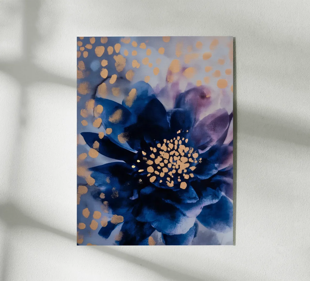 Fiore indaco plexiglass da Seed & Signal