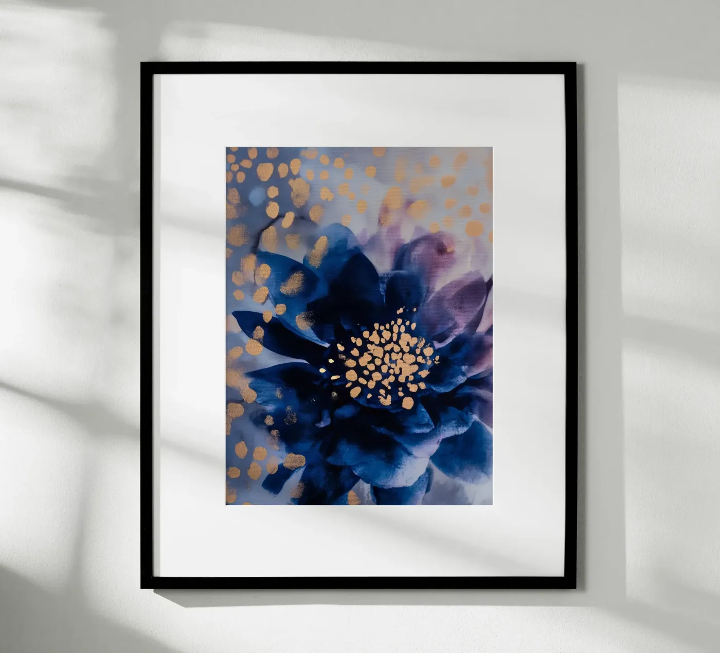 Indigo Bloom poster da Seed & Signal