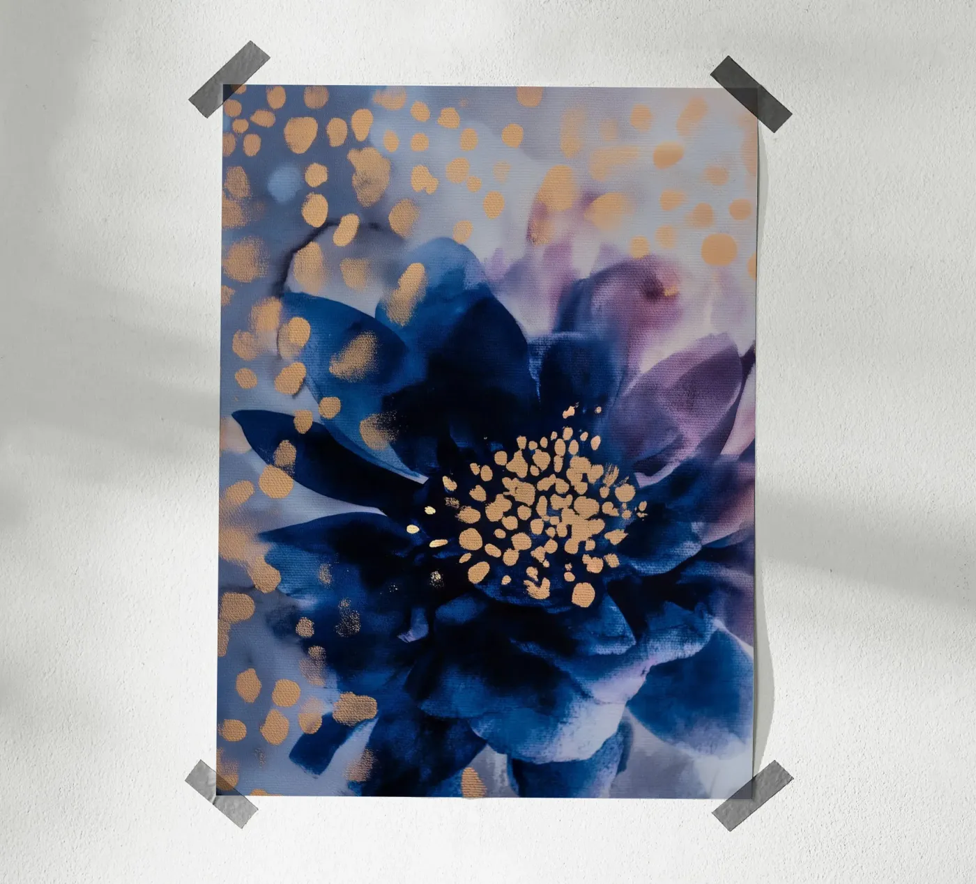 Indigo Bloom poster da Seed & Signal