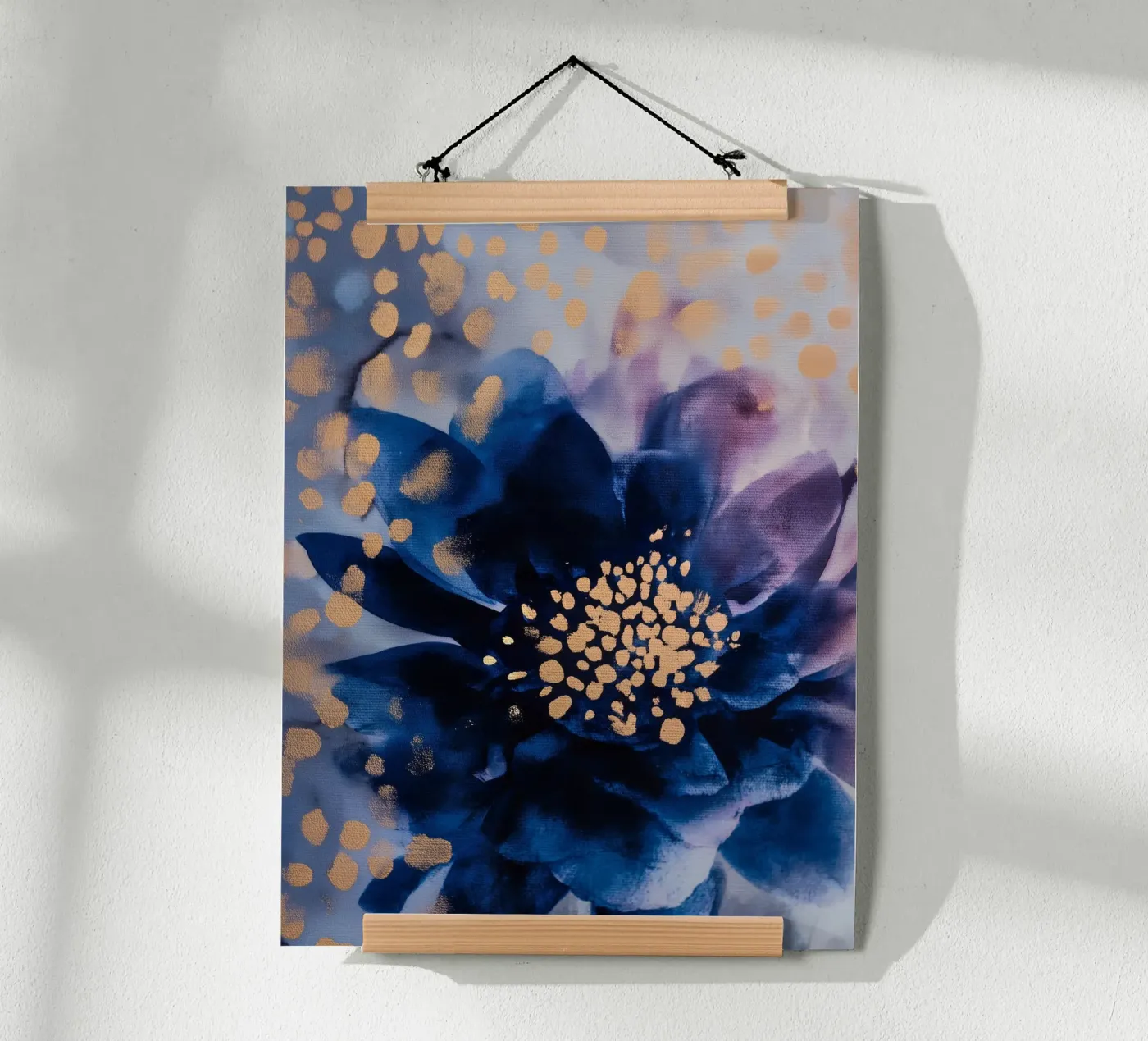 Indigo Bloom poster da Seed & Signal