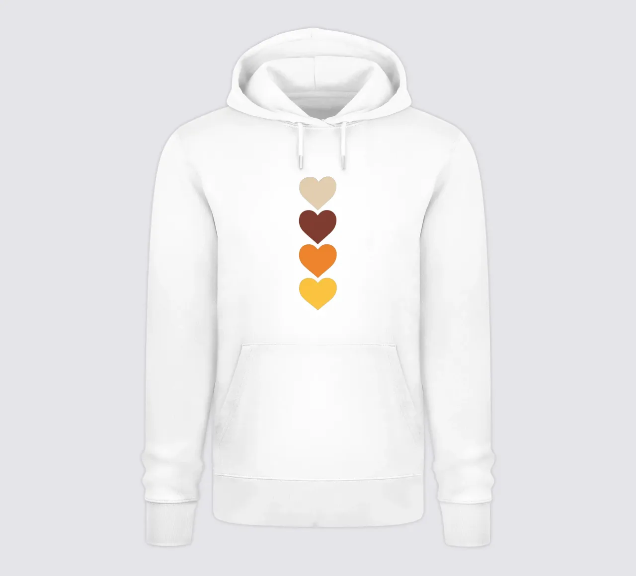 Cuori II felpa con cappuccio da Rose Beck Art