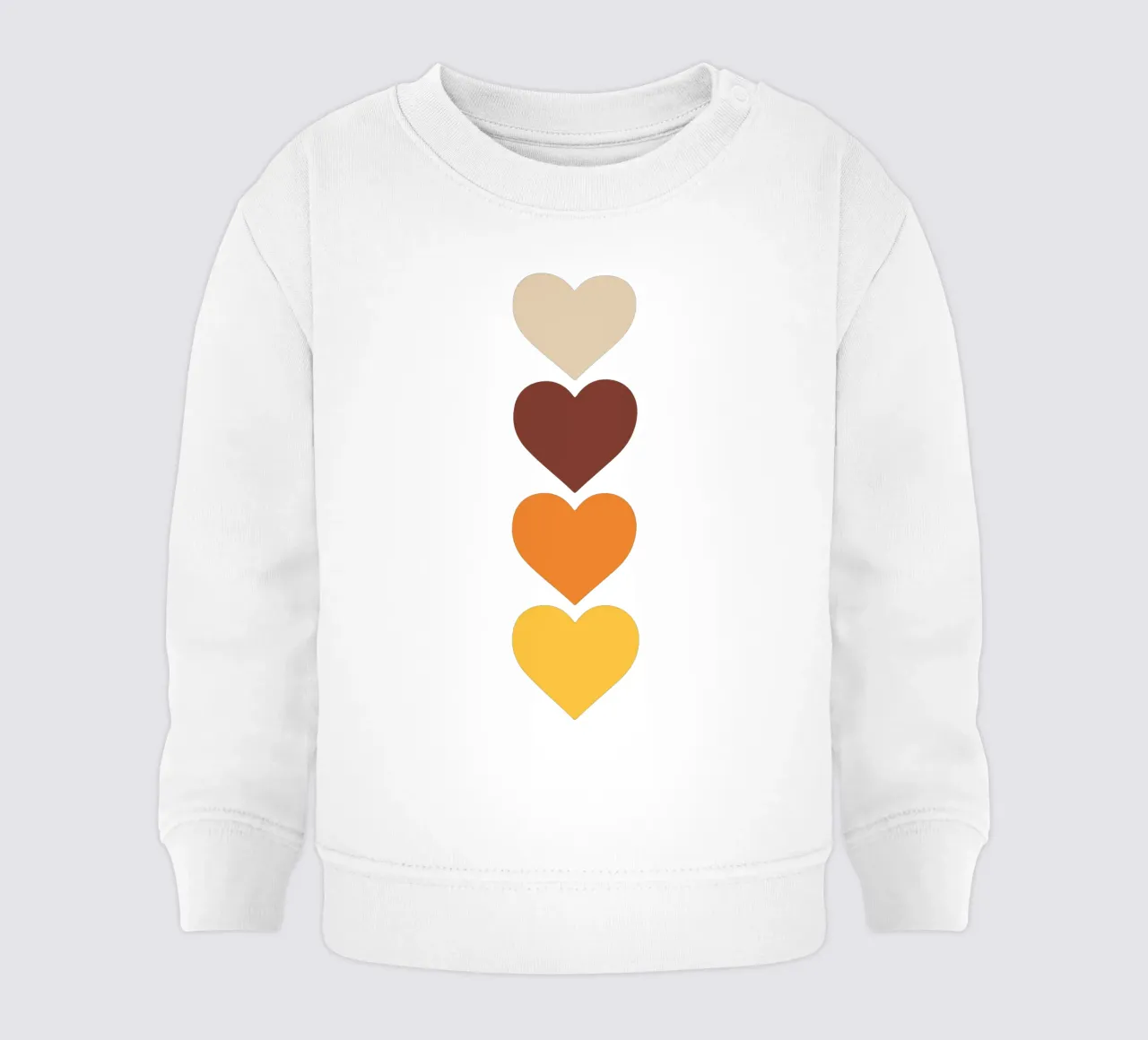 Cuori II felpa neonato da Rose Beck Art