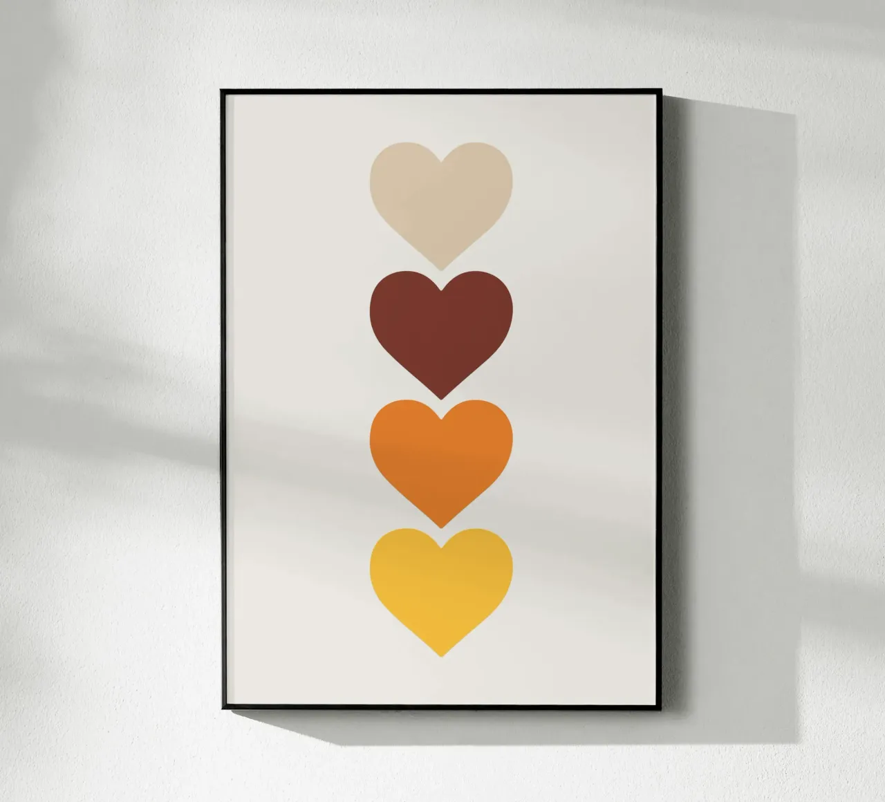 Cuori II plexiglass da Rose Beck Art