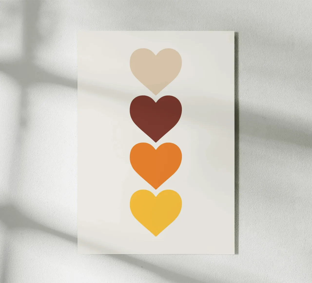 Cuori II plexiglass da Rose Beck Art