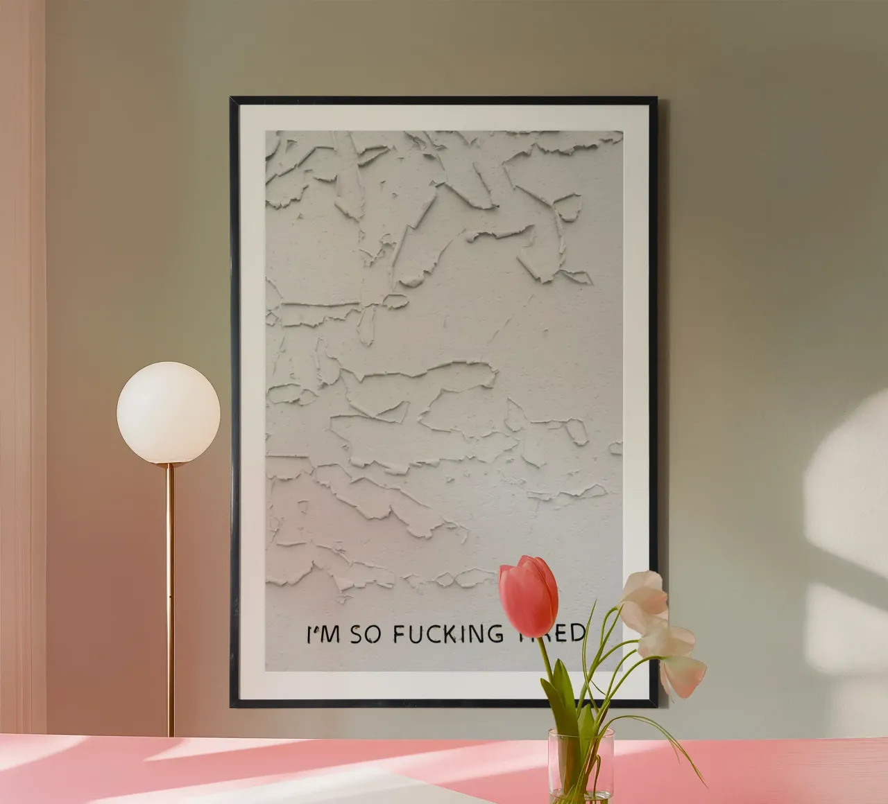 Tired poster by Glückskind Fotografie