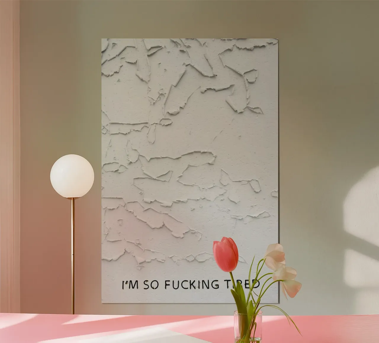 Tired poster by Glückskind Fotografie