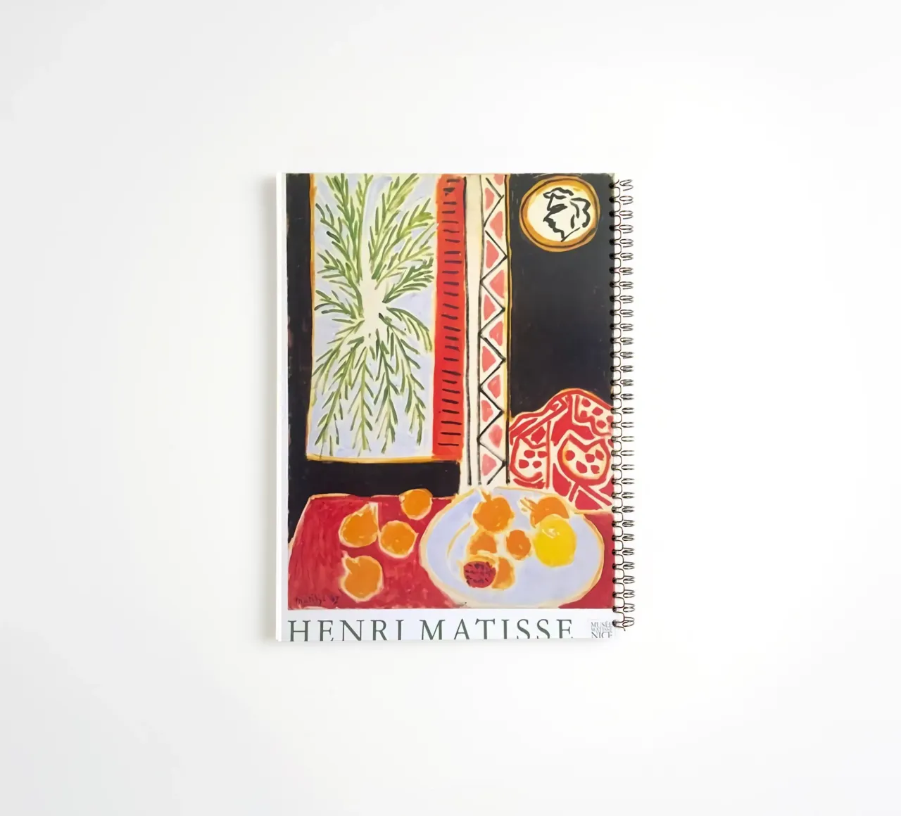 Dining table Abstract spiral notebook by DODOLAN STORE