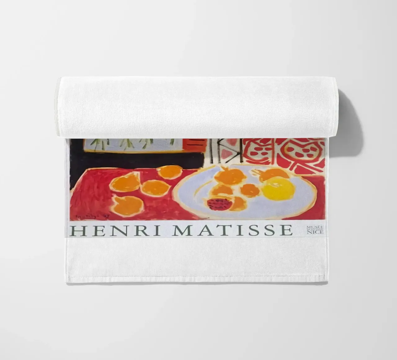 Dining table Abstract beach towel by DODOLAN STORE