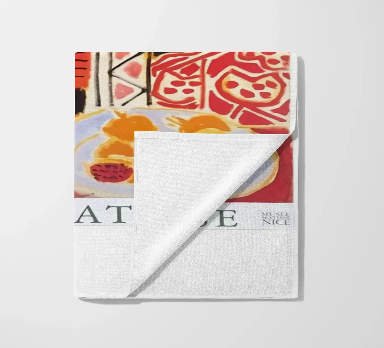 Dining table Abstract beach towel by DODOLAN STORE