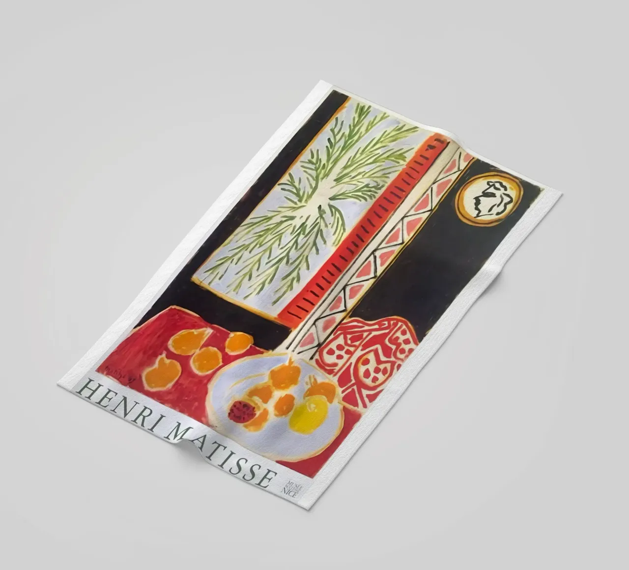 Dining table Abstract beach towel by DODOLAN STORE