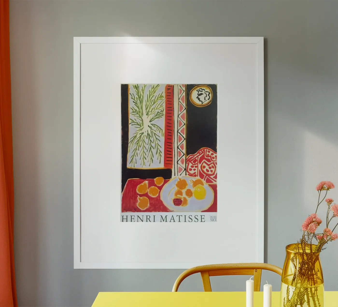 Dining table Abstract Poster von DODOLAN STORE
