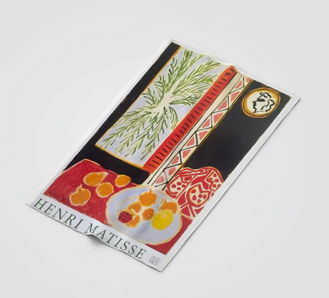 Dining table Abstract fleece blanket by DODOLAN STORE