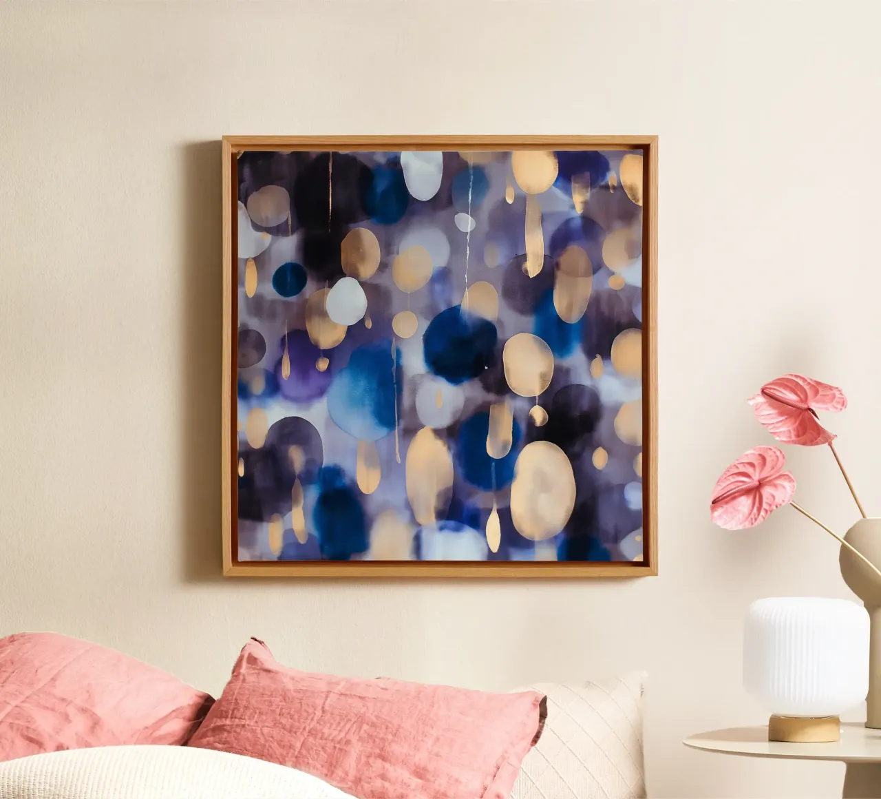Lucide infuus 1 canvas met Baklijst van Seed & Signal