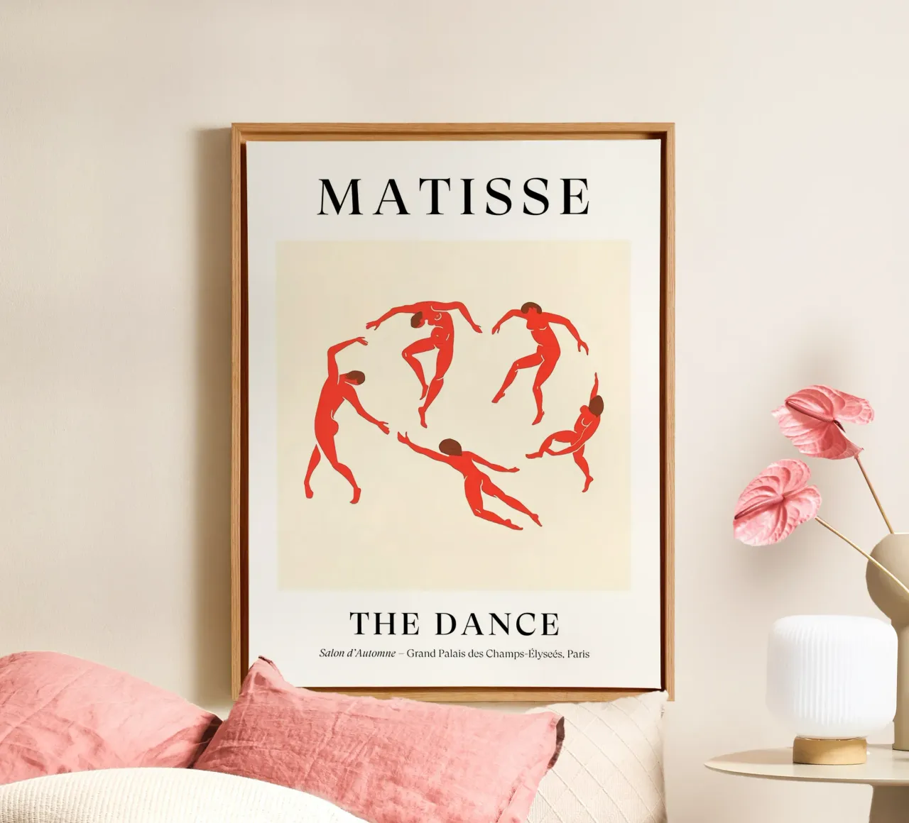 De dans van Matisse canvas met Baklijst van DODOLAN STORE