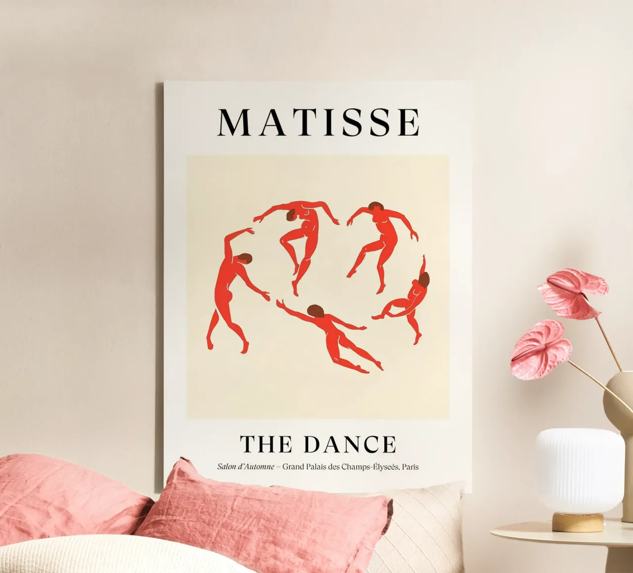 De dans van Matisse canvas met Baklijst van DODOLAN STORE
