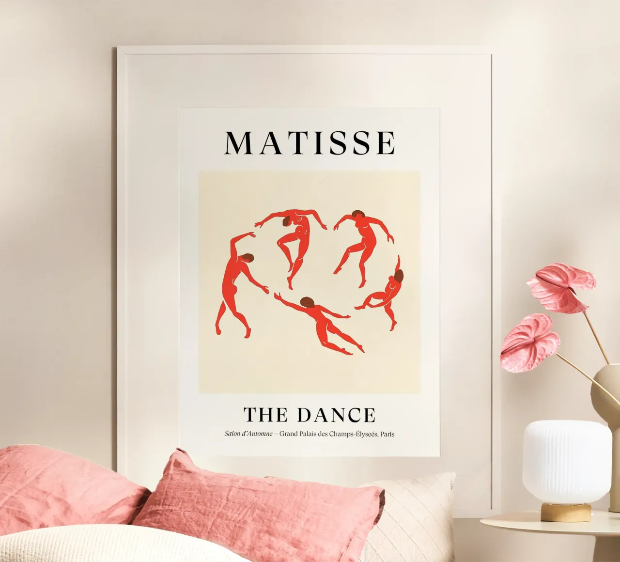 La danza di Matisse poster con telaio in alluminio da DODOLAN STORE