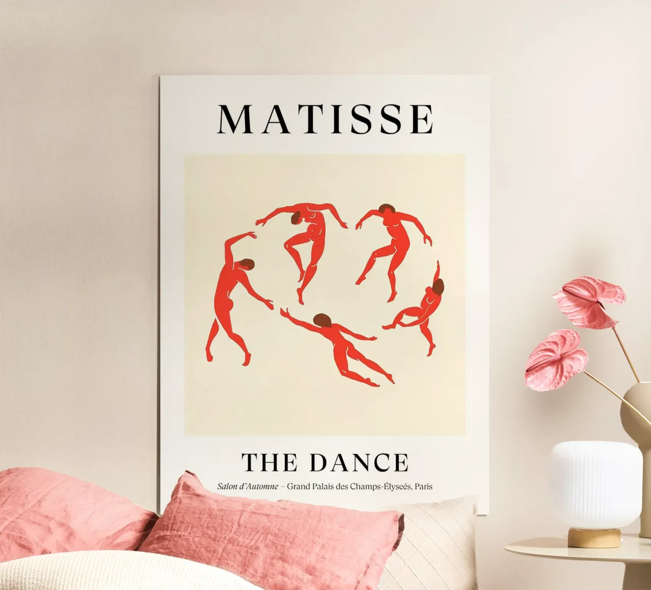 La danza di Matisse poster con telaio in alluminio da DODOLAN STORE