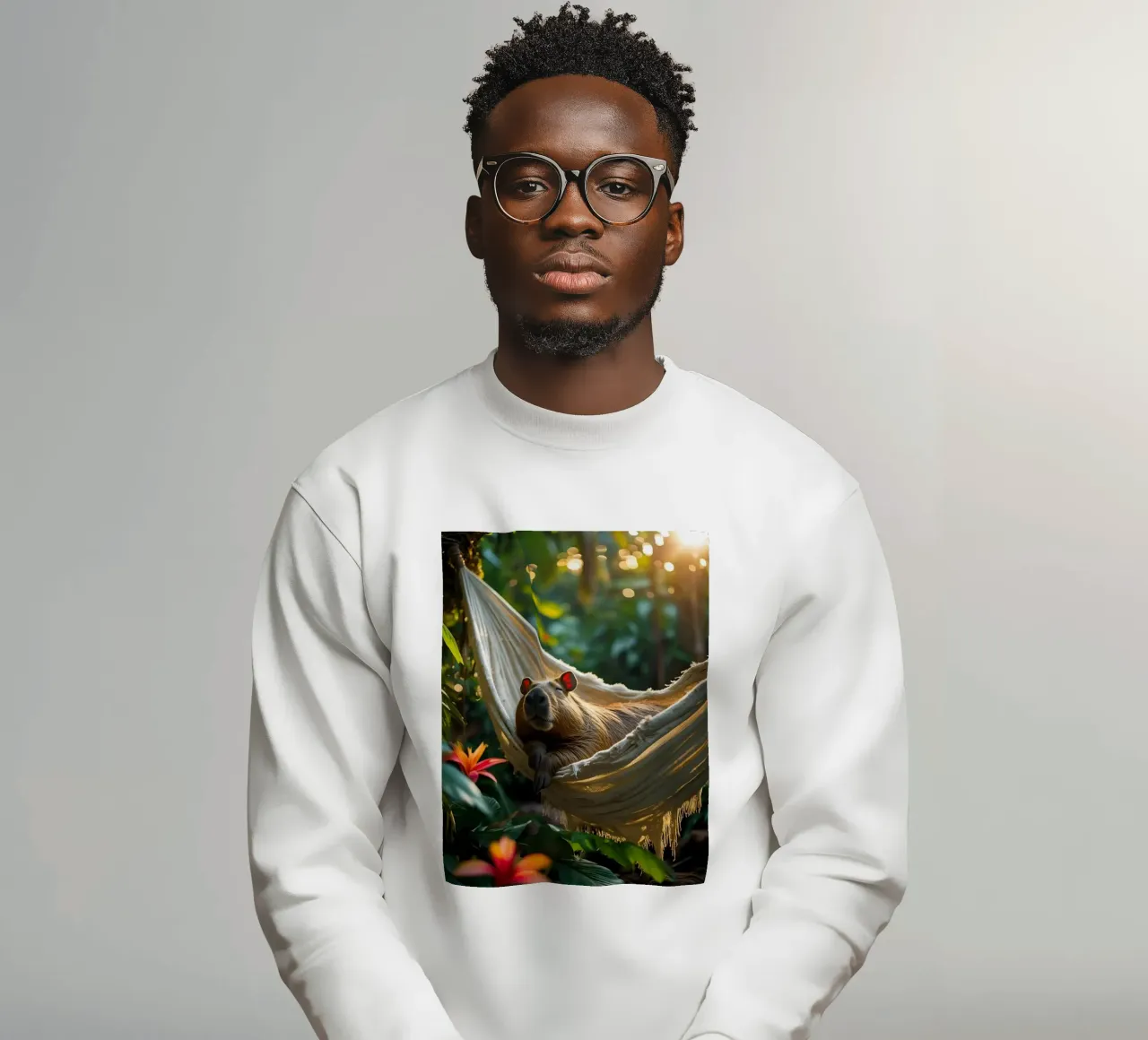 🌿🌺 Capibara | Tutto a tempo debito felpa da Trinkets NL Design Studio