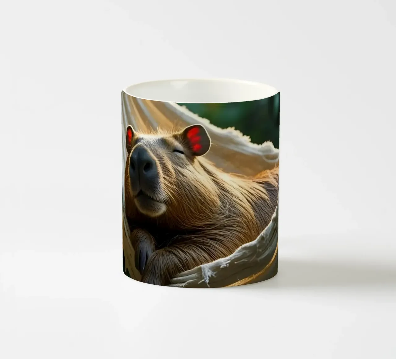 🌿🌺 Capibara | Tutto a tempo debito tazza in ceramica da Trinkets NL Design Studio
