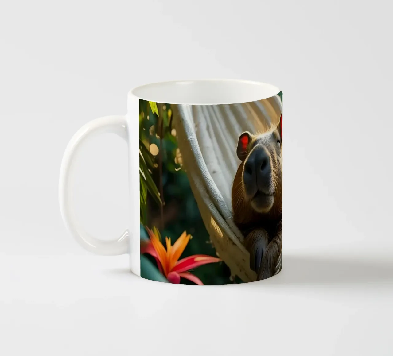 🌿🌺 Capibara | Tutto a tempo debito tazza in ceramica da Trinkets NL Design Studio