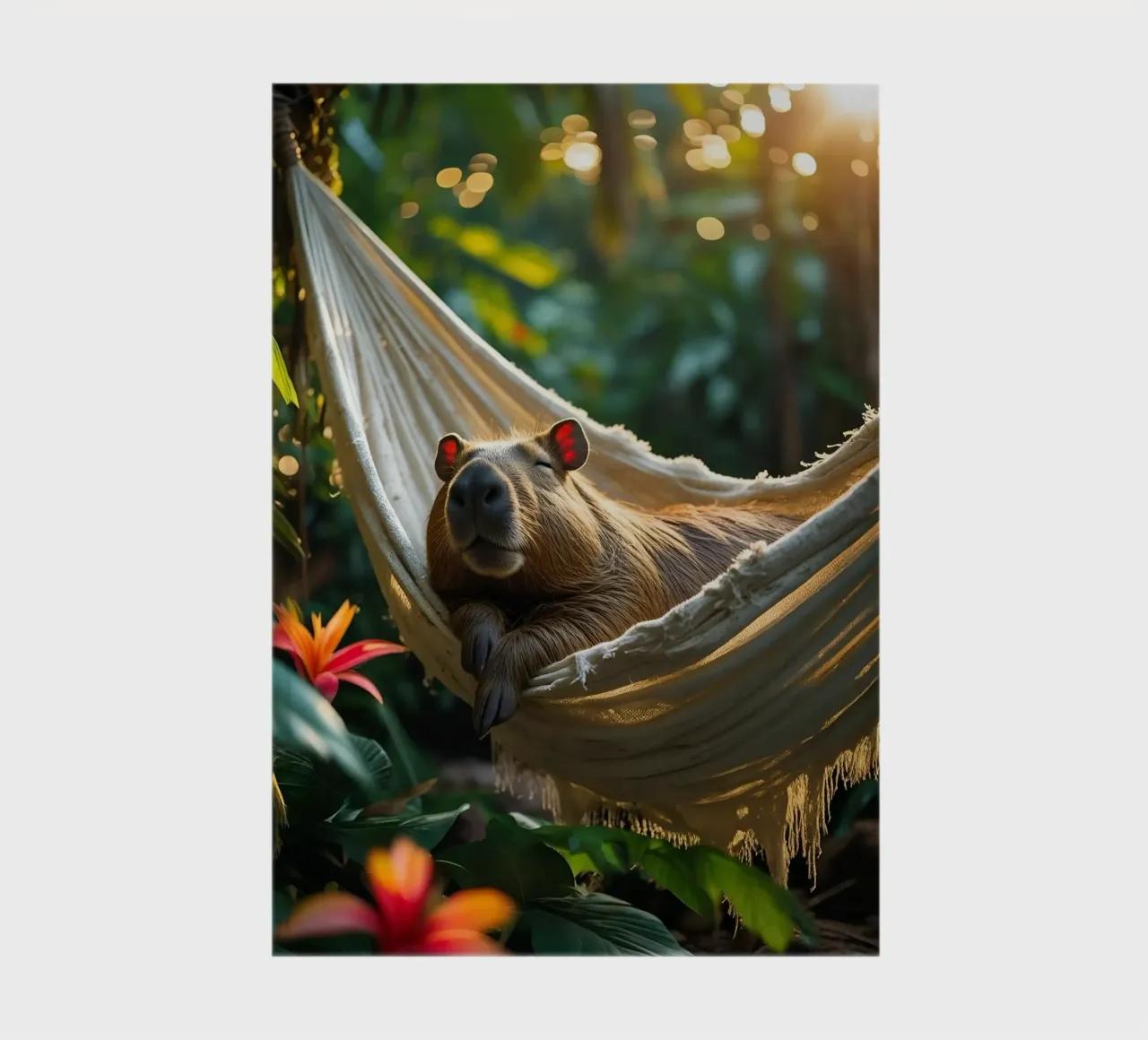 🌿🌺 Capibara | All in good time notebook by Trinkets NL Design Studio