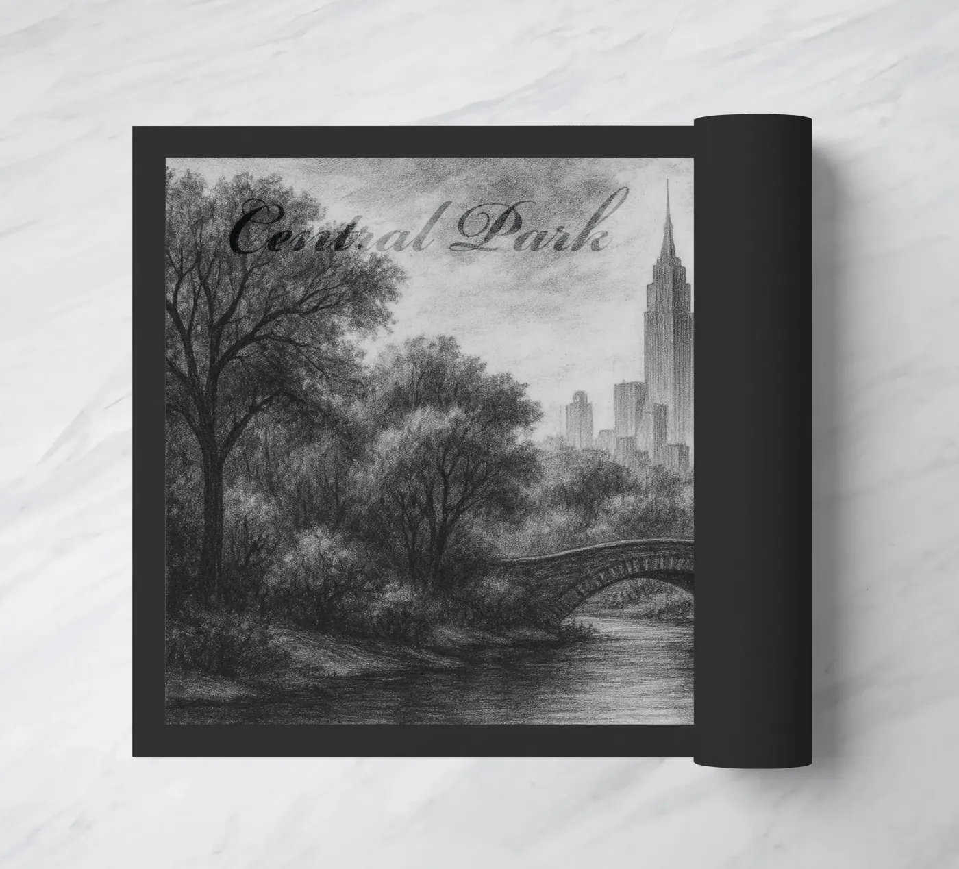 CENTRAL PARK zerbino da Vintage Van Gogh