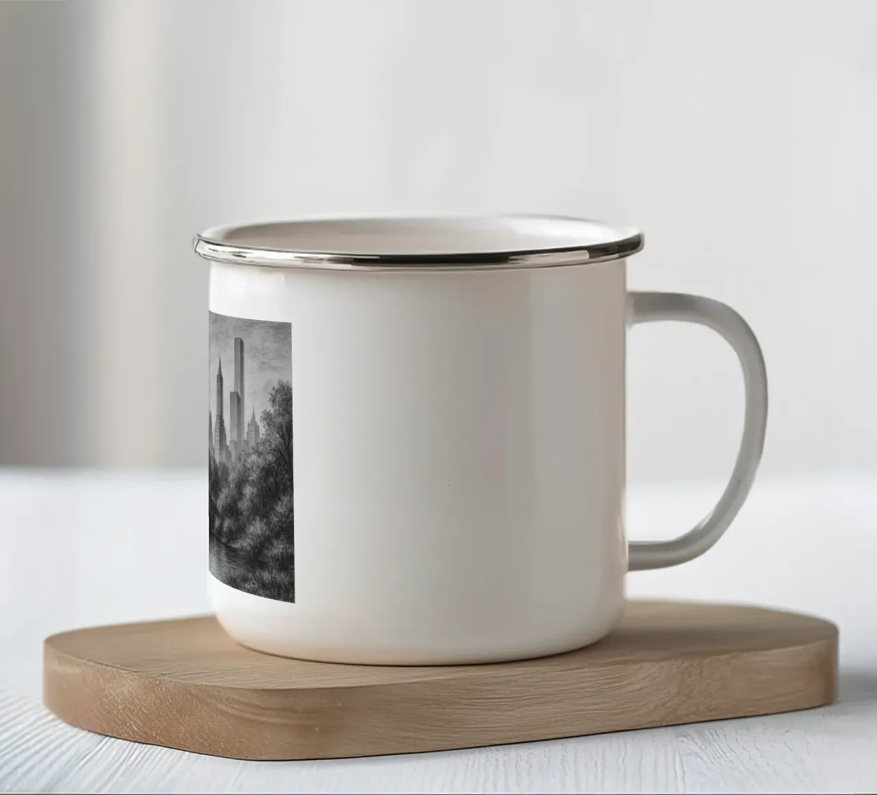 CENTRAL PARK tazza in smalto da Vintage Van Gogh