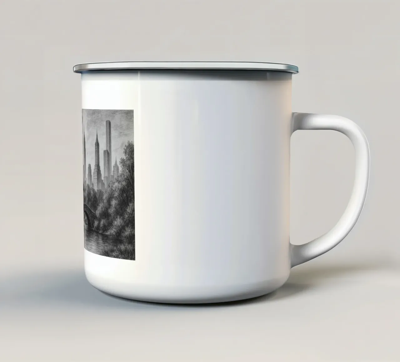 CENTRAL PARK tazza in smalto da Vintage Van Gogh