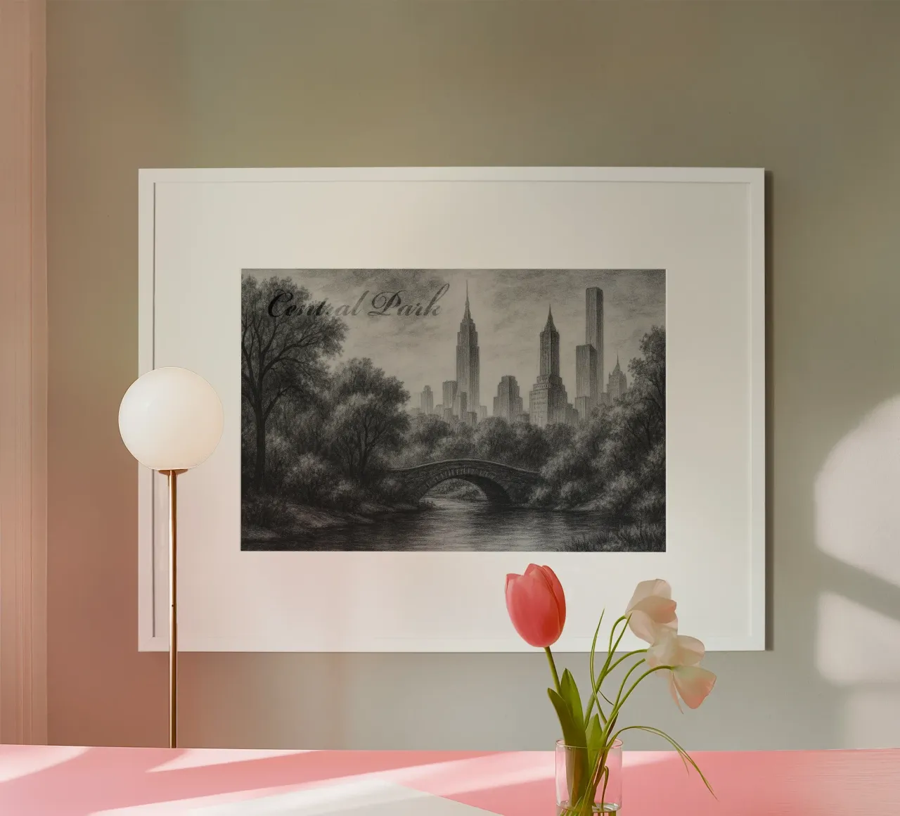 CENTRAL PARK poster da Vintage Van Gogh